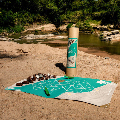 Great Migration set up outdoors