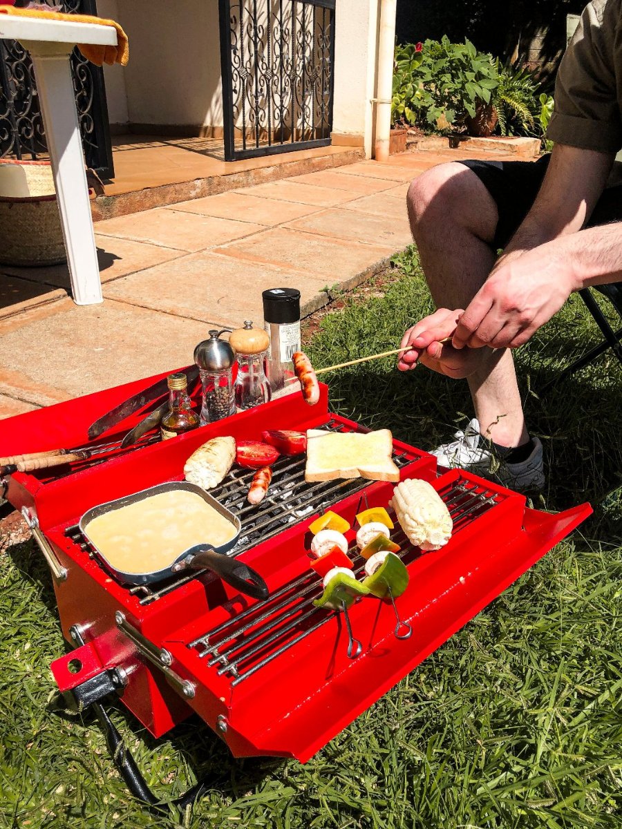 Jabali Toolbox BBQ in use