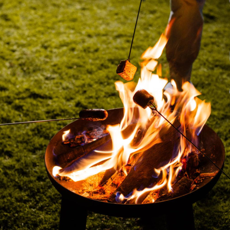 Campfire Skewers being used around Bakuli fire bowl